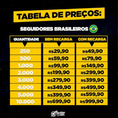 Vendas de seguidores