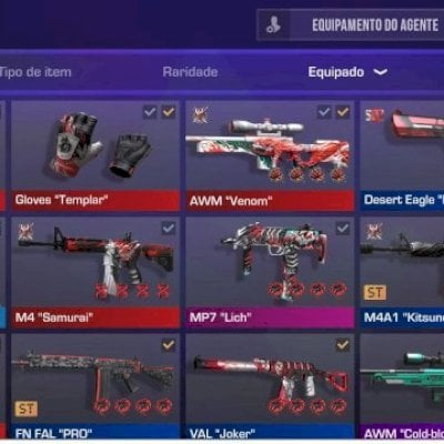 CONTA STANDOFF 2 - KIT VERMELHO COMPLETO