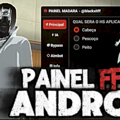 Painel Madara/Óbito Android - 100% HS & Mira 2x Aimbot Permanente