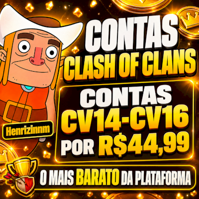 💰 CONTA CV14–CV16 | R$44,99 | MÍN. 2 CONSTRUTORES 💰