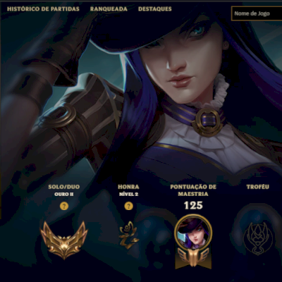 conta league of legends, ouro 2, 70 skins, level 62, upada a mão, criada por mim