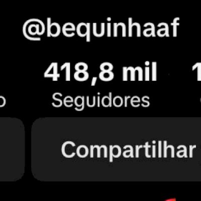 Conta tiktok 400 mil seguidores monetizada