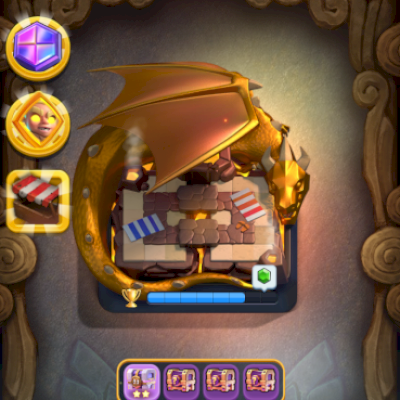 CONTA CLASH ROYALE  7375 TROFEUS 1977 GEMAS