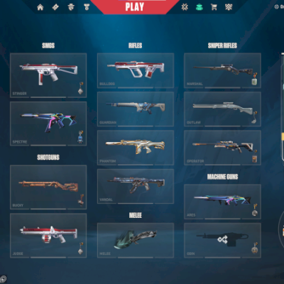 CONTA VALORANT COMPLETA SKINS no preço pra sair logo, 1224,60 gasto, NEGOCIAVEL!