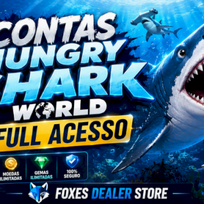 CONTAS HUNGRY SHARK WORLD (FULL ACESSO)