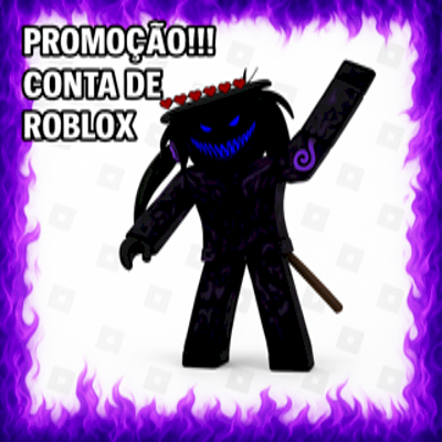 CONTA DE ROBLOX |  SKIN FIXA SAMURAI DEVIL ROXO | 2021 | ITENS + VOICE CHAT