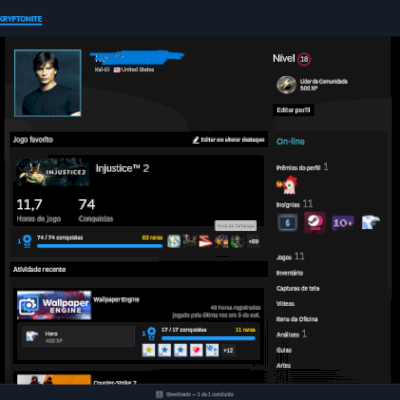 Conta Steam 6 anos