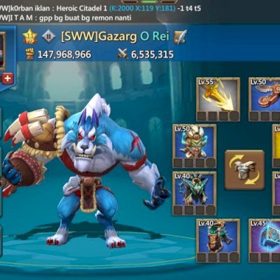 Conta de lods mobile