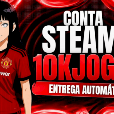 STEAM +de 10MIL JOGOS 💥CONTA STEAM [OFFLINE] - ENTREGA AUTOMÁTICA⚡