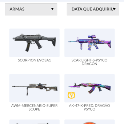 Conta com 13 VIPs