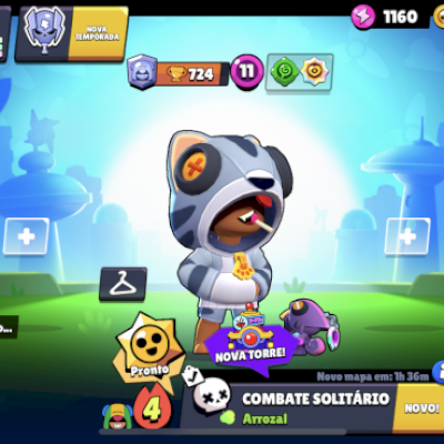 Conta Brawl Stars Pro | 82 Brawlers | 20.000+ Troféus | Vários Lendários