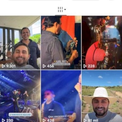 Vendo conta do tik Tok bem engajada