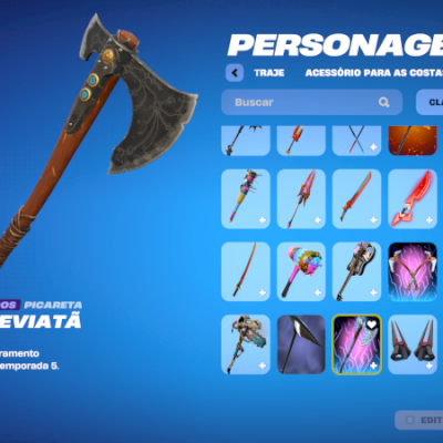 Conta de fortnite cap 1 season5 com picareta do kratos
