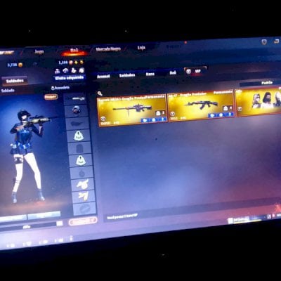 CONTA CROSS FIRE, ACC MAJOR COM 18 MN DE ZP, 3 VIPS E 7 PERSONAGENS DE ZP,