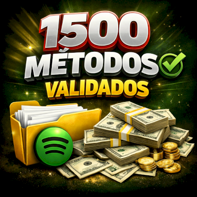 COMBO com 1500 metodos validados (spotify premium,  metodo gift card, ifood