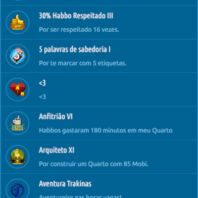Conta Habbo 2009