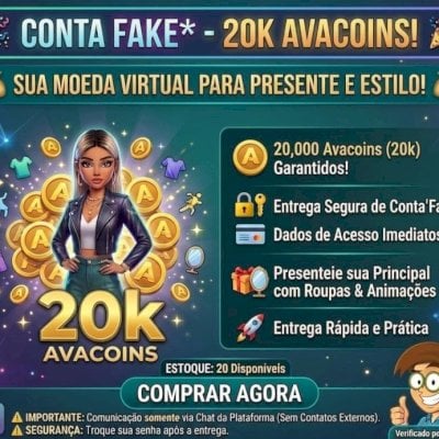 Conta fakes 20k🕵️