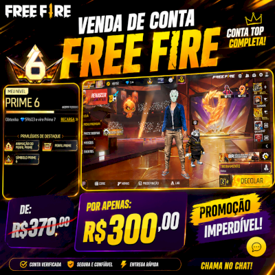 💵💎CONTA GEMADA EM PROMOÇÃO COM 25% DE DESCONTO💵💎