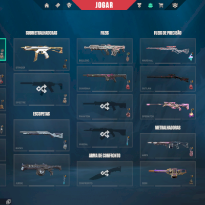 Conta valorant | Nivel 397 | R$3950,00 gastos em skins