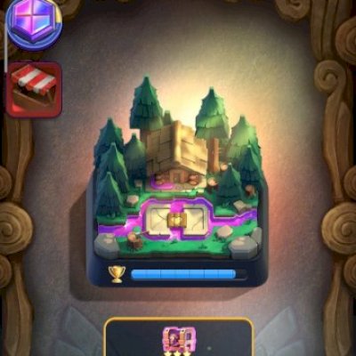 Combo  Clash Royale e Clash of clans Contas Upadas, Com 2.000 Gemas.