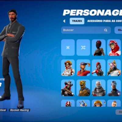 CONTA FORTNITE 1 PASSE ATE O 6 COM SKINS COMPRADAS