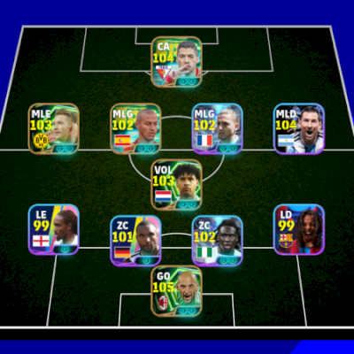 CONTA EFOOTBALL 3143 + MESSI 104 + ABIATTI 105 | ELENCO MUITO FORTE !!