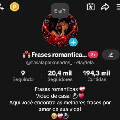 CONTA TIKTOK +20K SEGUIDORES ENGAJADA!