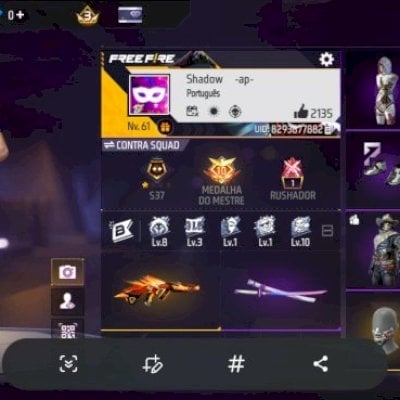 💎CONTA DE FREEFIRE GEMADA🌟
