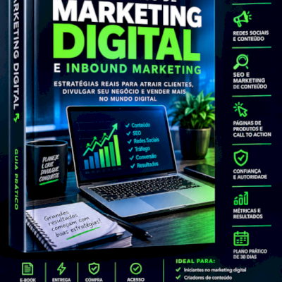📘 E-BOOK: GUIA DE MARKETING DIGITAL E INBOUND MARKETING 🔥