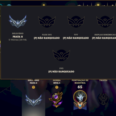 Prata 2 com 50 Champs e 46 Skins