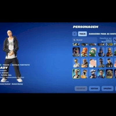CONTA DE FORTNITE COM EMINEM +102 SKINS | 168 PICARETAS | 128 GLIDERS