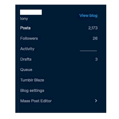 Conta Tumblr com posts e seguidores + Conta feminina antiga 2018