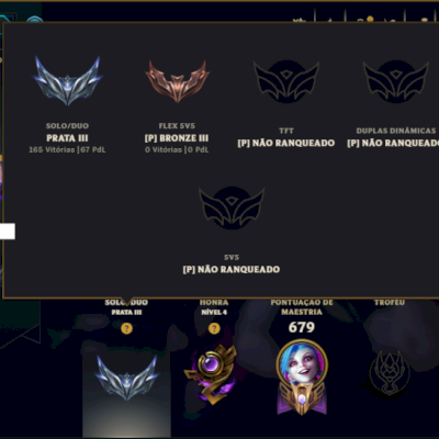 Prata 3 com TODOS os Champs e 181 Skins ( MAIN ADC )