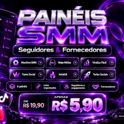 Lista de Painéis SMM — Seguidores, Engajamento & Fornecedores