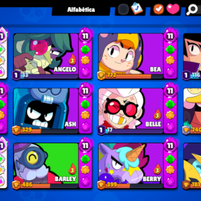 Conta de Brawl Stars desde 2020
