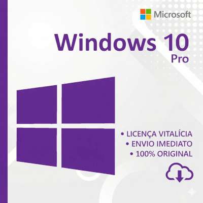 Windows 10 Pro Retail - Suporte + Original + Chave Vitalícia