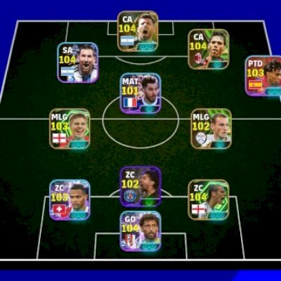 Conta Efootball! 3181 de Força Coletiva + Craques 103/102/101