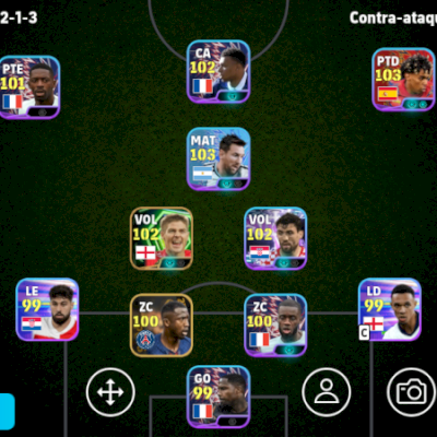 Conta Efootball Força 3126 Pack da frança 4 Showtimes