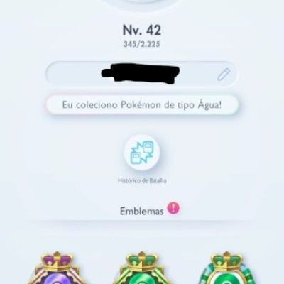 Conta Pokémon TCG nível 42