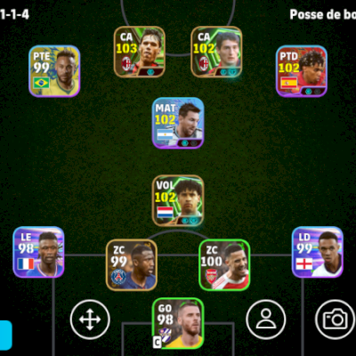 Conta Efootball Força 3091 3 Icons e 2 Showtimes Brabos