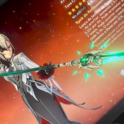 CONTA GENSHIN IMPACT AR 46 COM 5 PERSONAGENS 5 ⭐ 27 4 ⭐ E 1 ARMA 5 ⭐