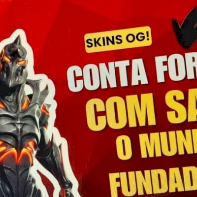 CONTA FORTNITE OG COM 101 SKINS, SALVE O MUNDO FUNDADOR E 1350 V-BUCKS