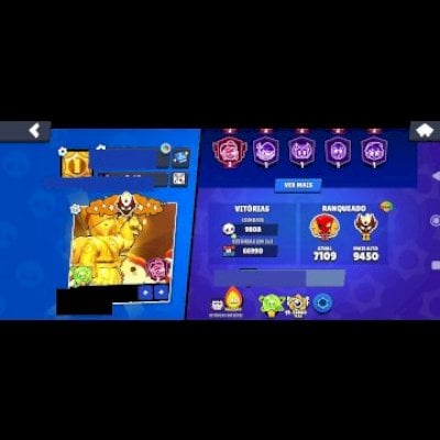 🔥 CONTA BRAWL STARS 120.282 TROFÉUS - TOP BR 🔥  ✅ 106/106 BRAWLERS - TODOS NÍV