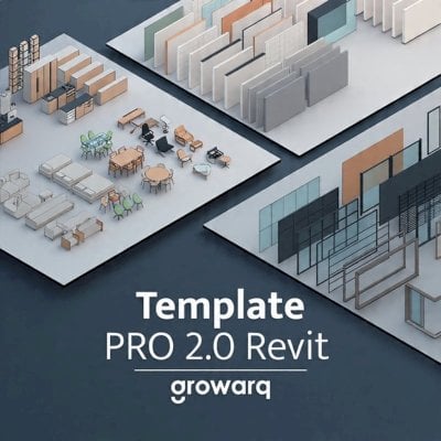 Template Revit Arquitetura Growarq Pro 2.0 + drive plus varios curso Arquitetura