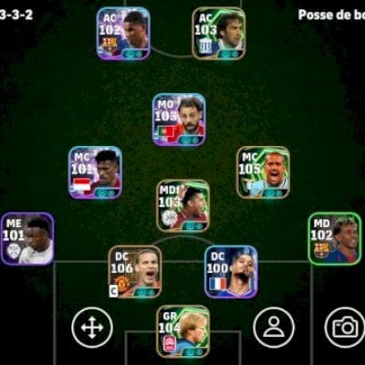 CONTA EFOOTBALL DE ELITE FORÇA COLETIVA 3167+ | OLIVER KAHN, RIO FERDINAND