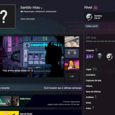 Conta Steam