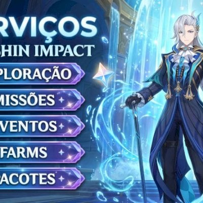 [O MELHOR PREÇO] Serviços Genshin Impact - Exploração, Abismo, Quests, Farm etc