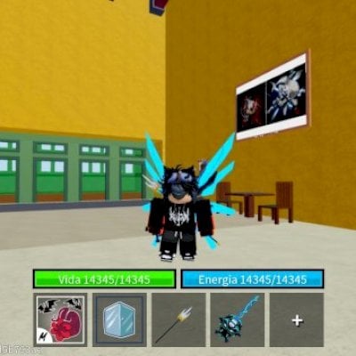 Conta de blox fruit muito boa com vários itens, v4 Cyborg ,mink.