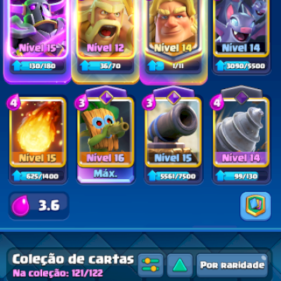 Conta Clash Royale