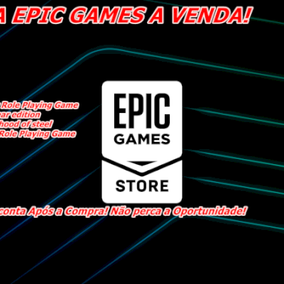Venda de Conta Epic Games! Varios Jogos e incluindo conta do Fortnite!